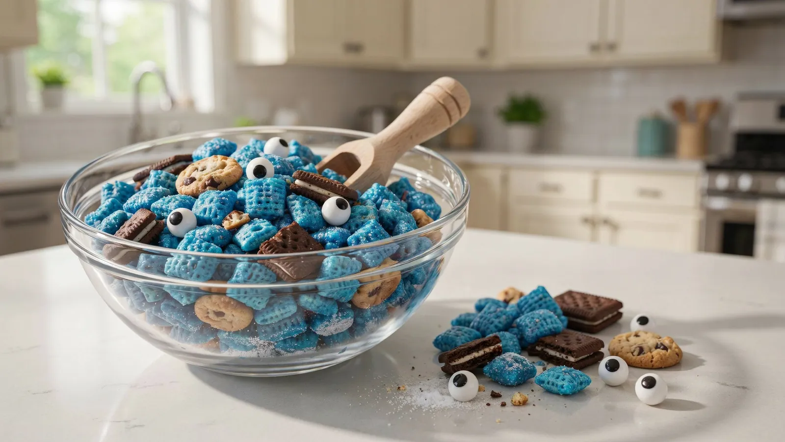 Cookie Monster Puppy Chow