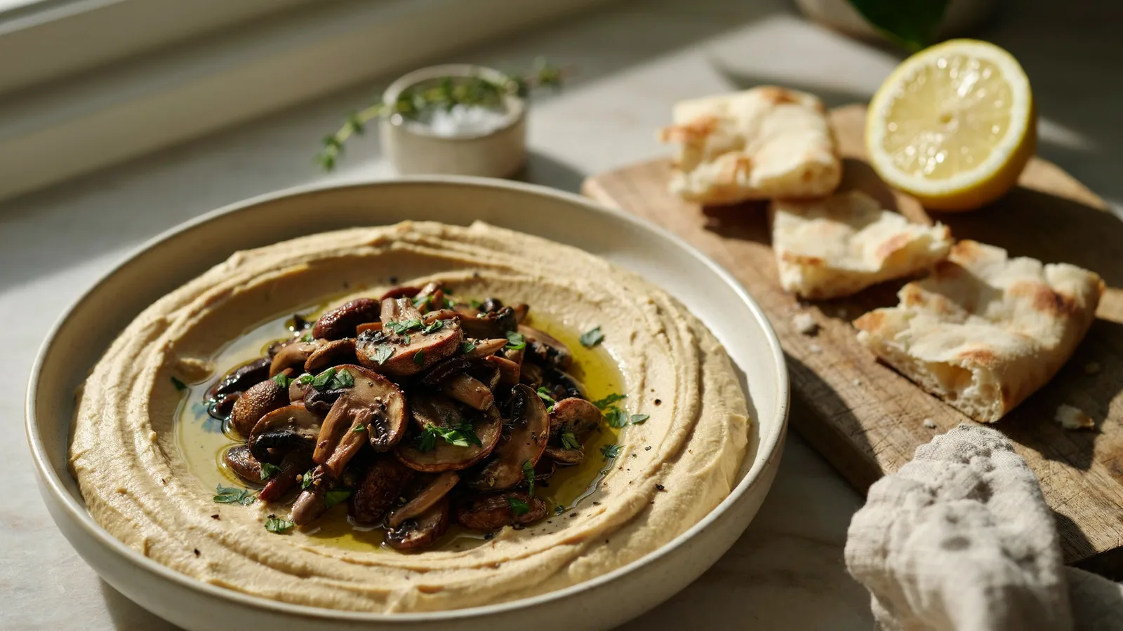 Mushroom Hummus