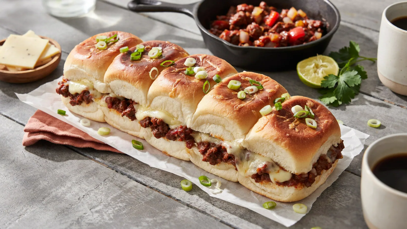 Sloppy Joe Enchilada Sliders
